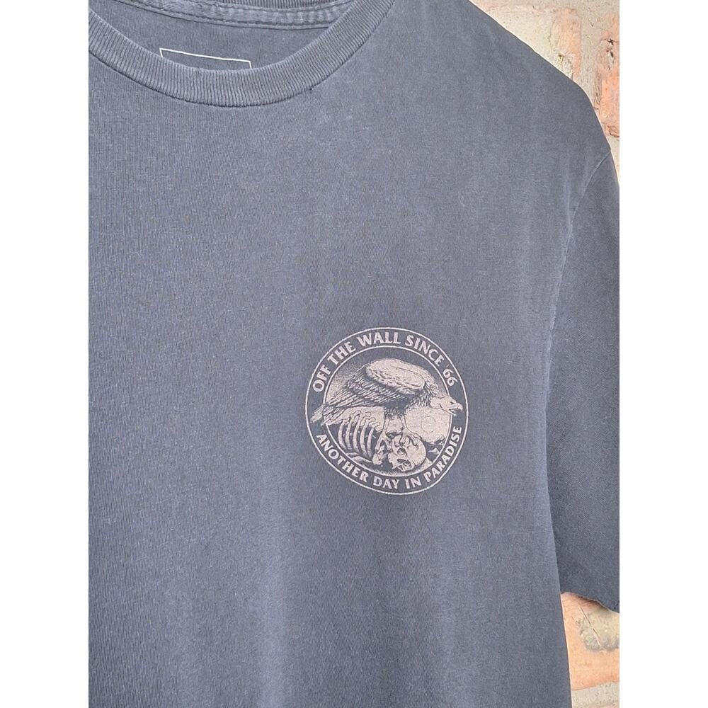 Vans Off The Wall Another Day in Paradise Graphic Tee Black Medium - Picture 4 of 7
